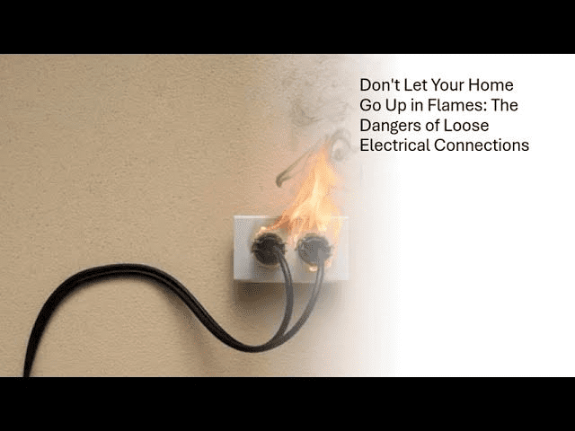 Electrician tightening outlet wiring to fix loose electrical connection during service by a licensed electrician near me